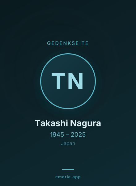 Gedenkportrait von Takashi Nagura