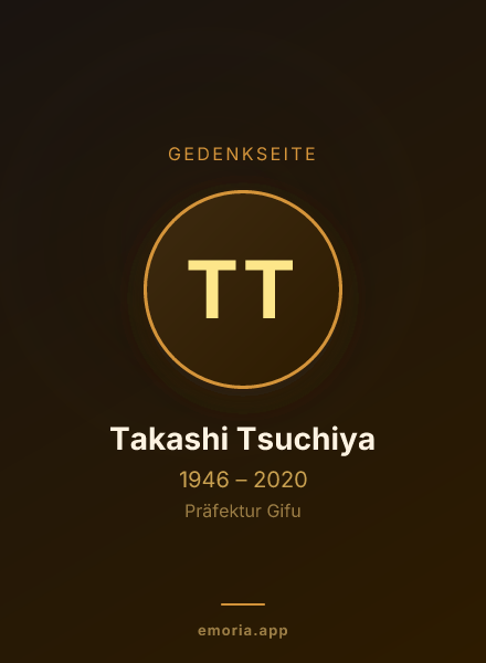 Gedenkportrait von Takashi Tsuchiya