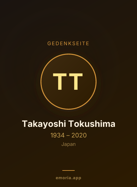 Gedenkportrait von Takayoshi Tokushima