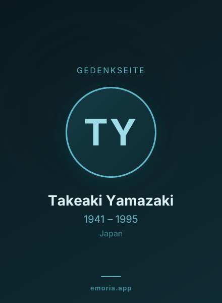 Gedenkportrait von Takeaki Yamazaki