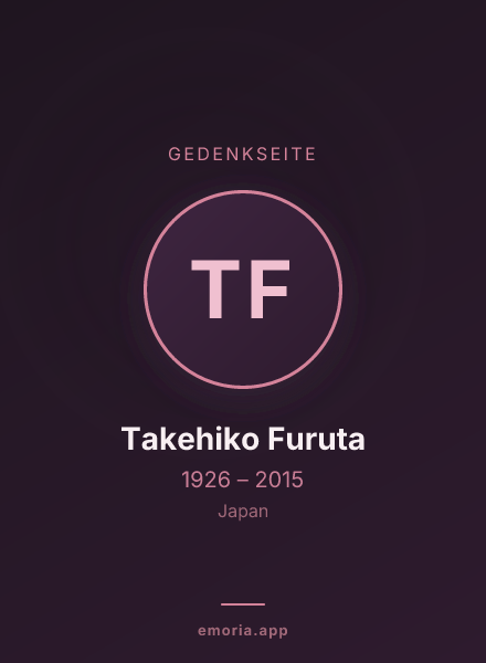 Gedenkportrait von Takehiko Furuta