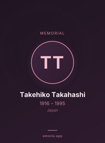 Memorial portrait of Takehiko Takahashi