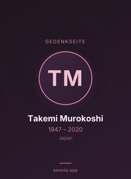 Gedenkportrait von Takemi Murokoshi