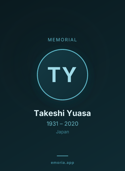 Memorial portrait of Takeshi Yuasa