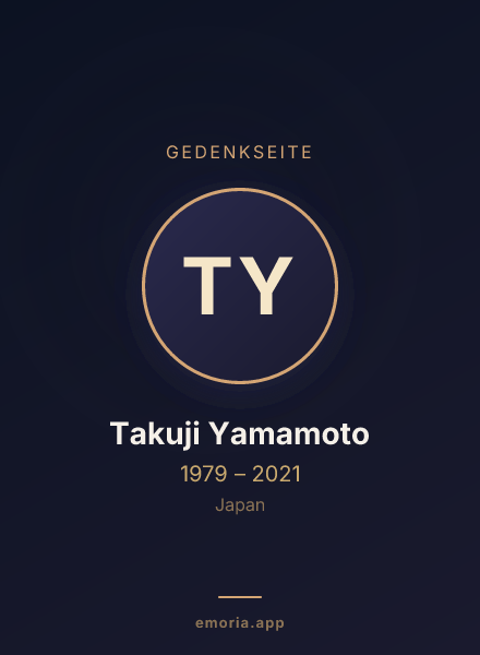 Gedenkportrait von Takuji Yamamoto
