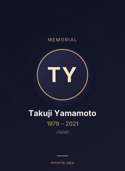 Memorial portrait of Takuji Yamamoto