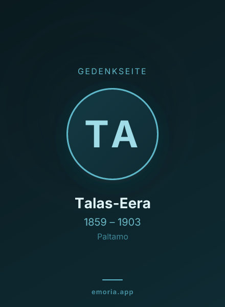 Gedenkportrait von Talas-Eera