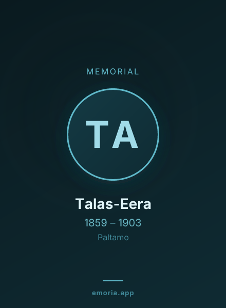 Memorial portrait of Talas-Eera