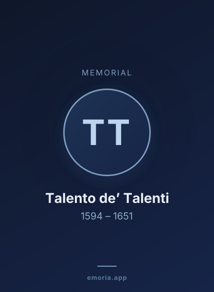 Memorial portrait of Talento de’ Talenti
