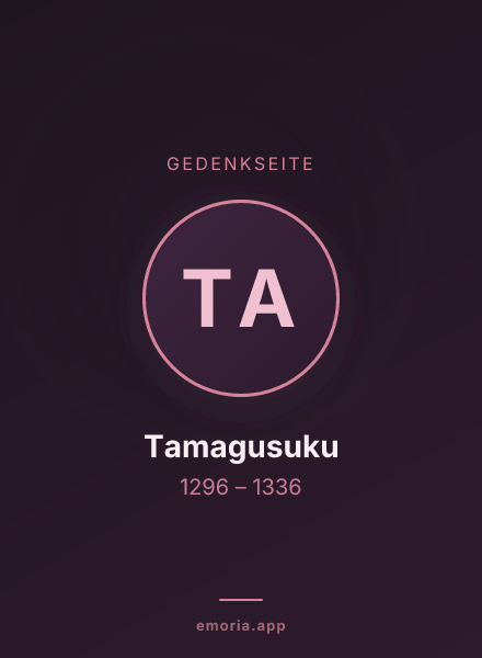 Gedenkportrait von Tamagusuku