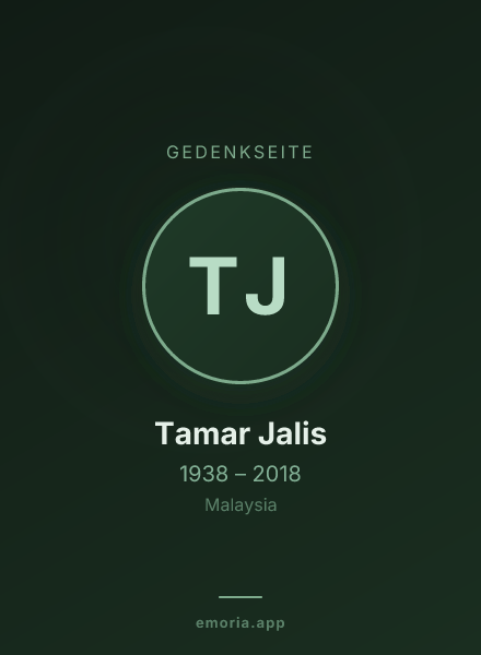 Gedenkportrait von Tamar Jalis