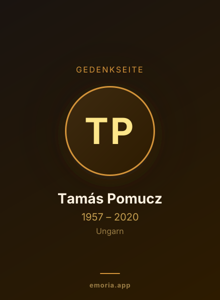 Gedenkportrait von Tamás Pomucz