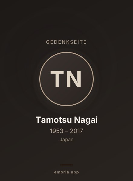 Gedenkportrait von Tamotsu Nagai