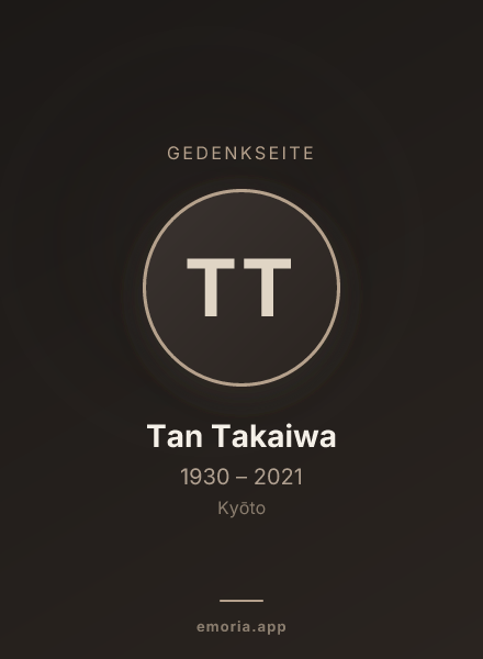 Gedenkportrait von Tan Takaiwa