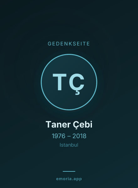Gedenkportrait von Taner Çebi