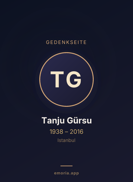Gedenkportrait von Tanju Gürsu