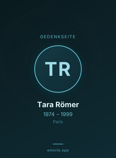 Gedenkportrait von Tara Römer