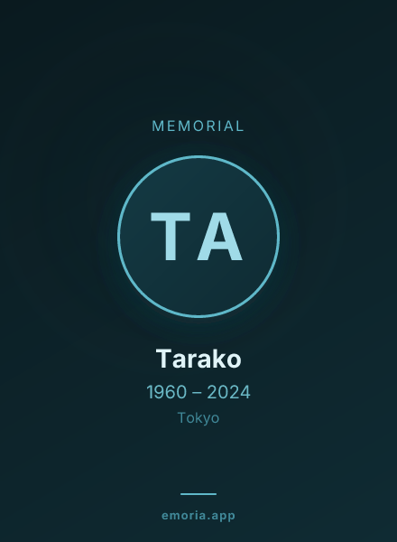Memorial portrait of Tarako