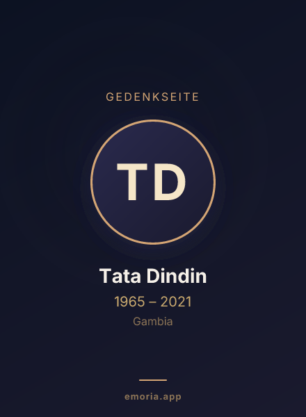 Gedenkportrait von Tata Dindin