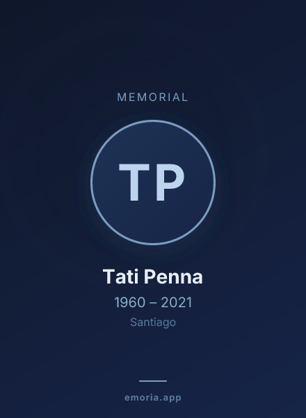 Memorial portrait of Tati Penna