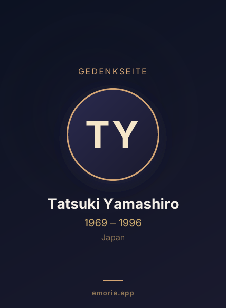 Gedenkportrait von Tatsuki Yamashiro