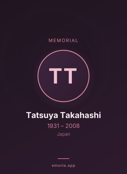 Memorial portrait of Tatsuya Takahashi