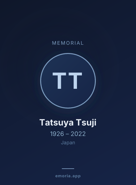 Memorial portrait of Tatsuya Tsuji