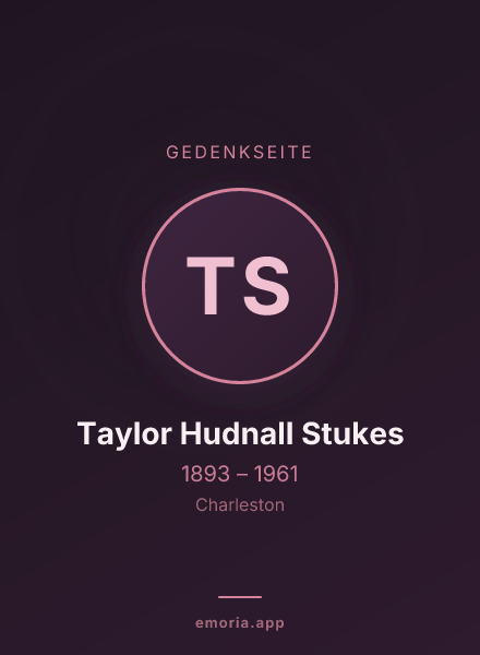 Gedenkportrait von Taylor Hudnall Stukes