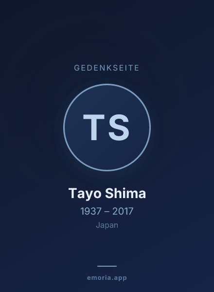 Gedenkportrait von Tayo Shima