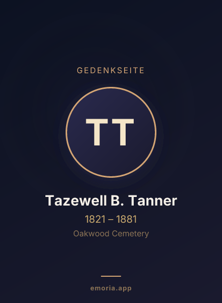 Gedenkportrait von Tazewell B. Tanner