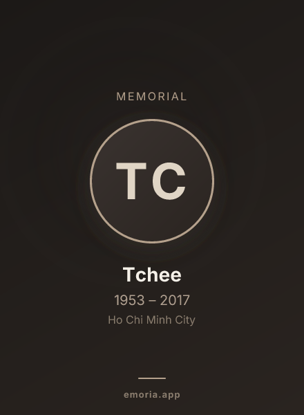 Memorial portrait of Tchee