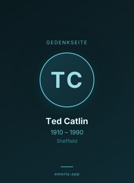 Gedenkportrait von Ted Catlin