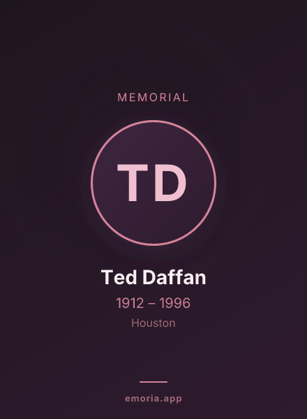 Memorial portrait of Ted Daffan