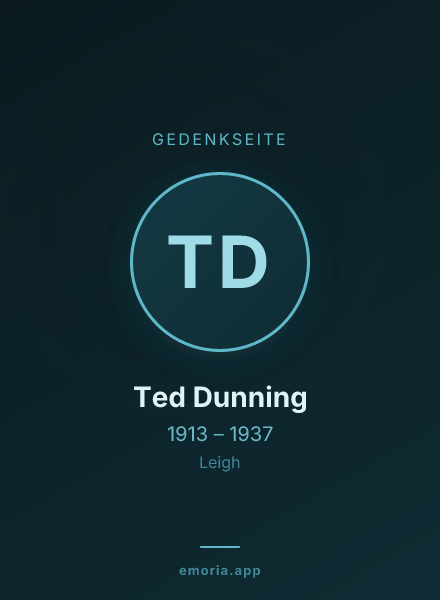 Gedenkportrait von Ted Dunning