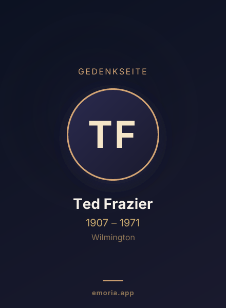 Gedenkportrait von Ted Frazier