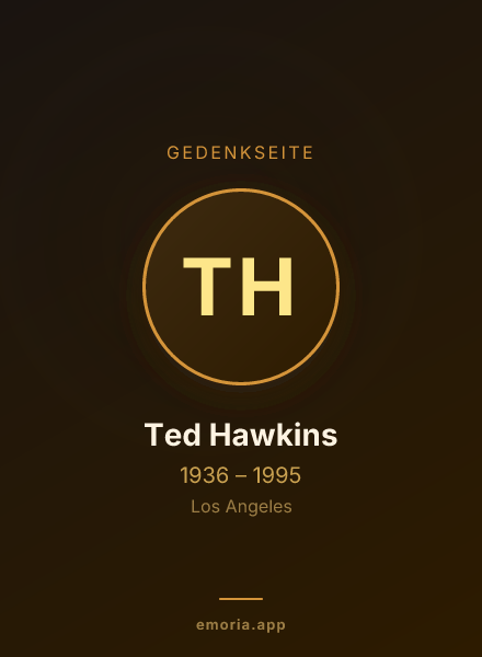 Gedenkportrait von Ted Hawkins
