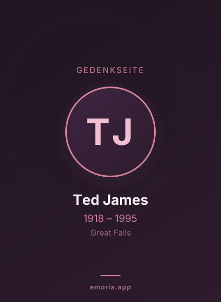 Gedenkportrait von Ted James