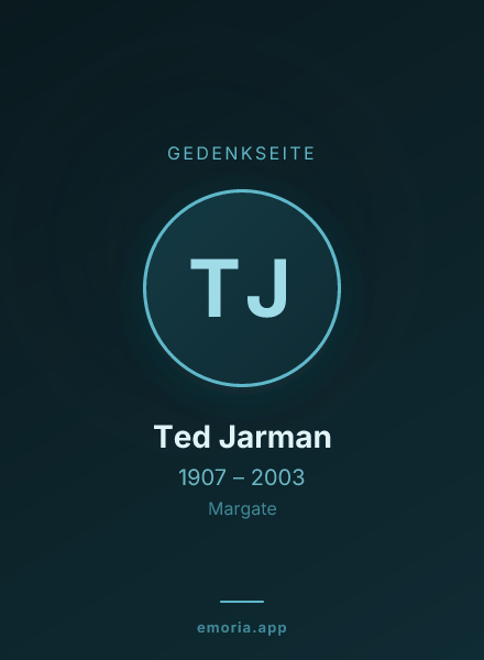 Gedenkportrait von Ted Jarman