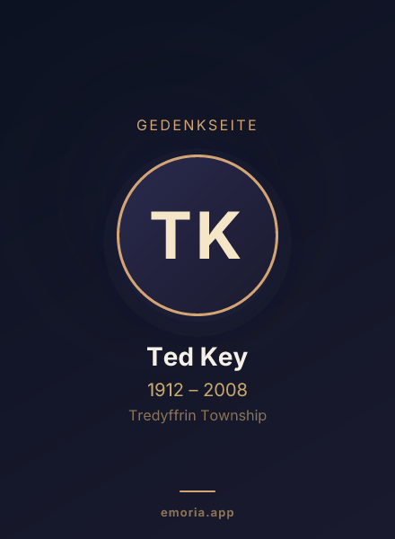 Gedenkportrait von Ted Key
