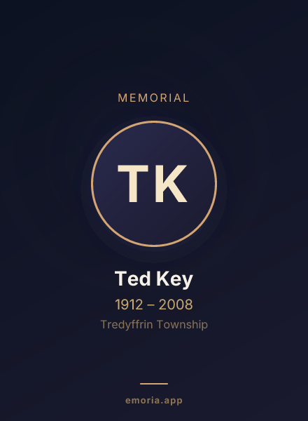 Memorial portrait of Ted Key
