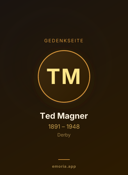 Gedenkportrait von Ted Magner