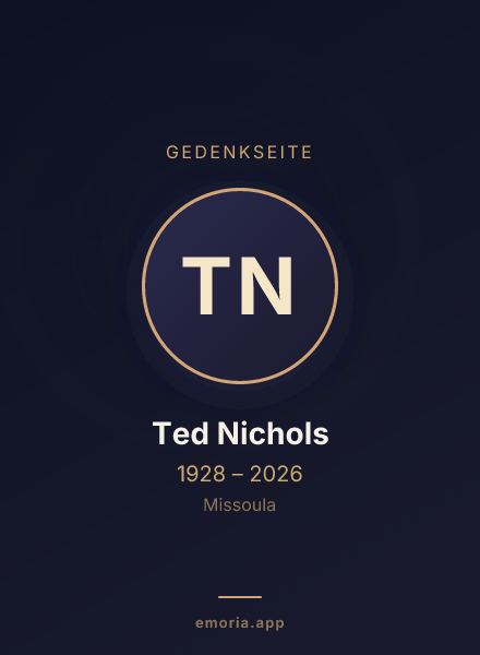 Gedenkportrait von Ted Nichols