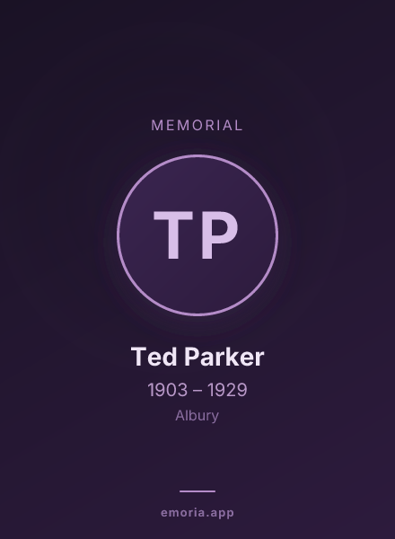 Memorial portrait of Ted Parker