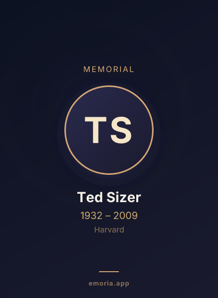 Memorial portrait of Ted Sizer