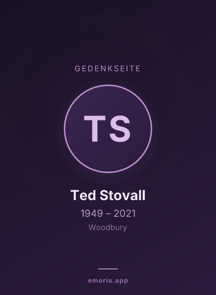 Gedenkportrait von Ted Stovall