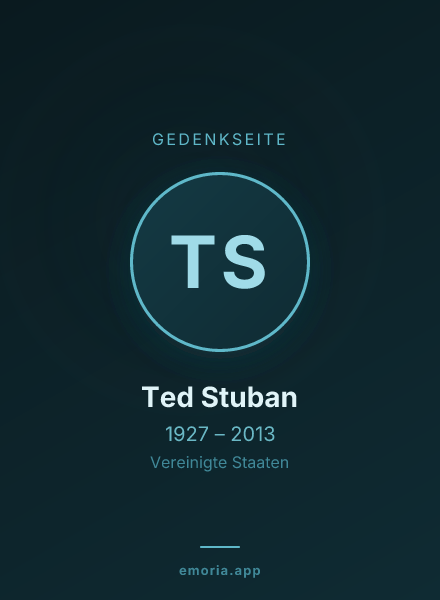 Gedenkportrait von Ted Stuban
