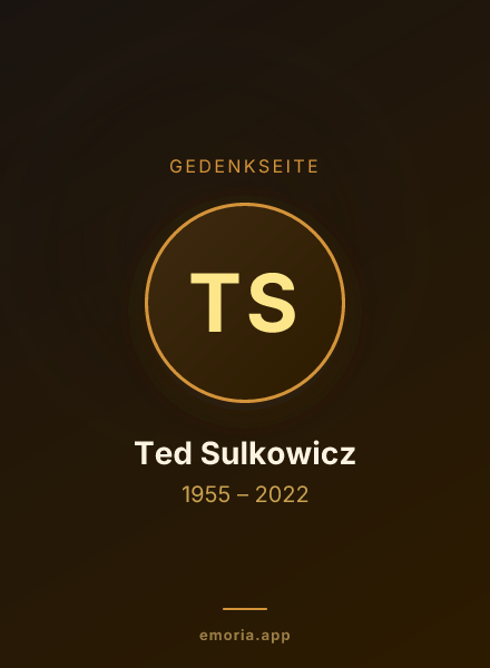 Gedenkportrait von Ted Sulkowicz