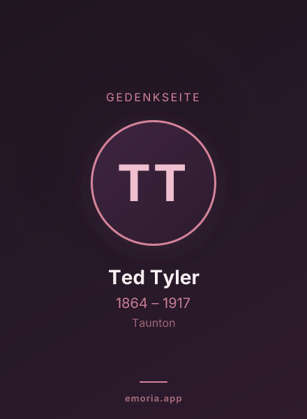 Gedenkportrait von Ted Tyler