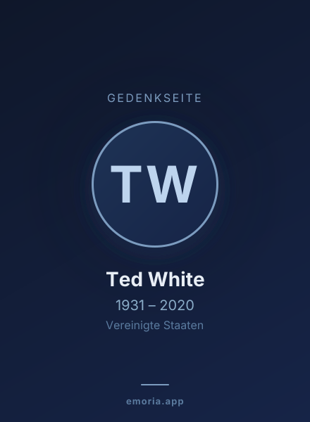 Gedenkportrait von Ted White