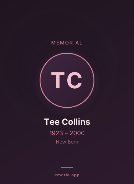 Memorial portrait of Tee Collins